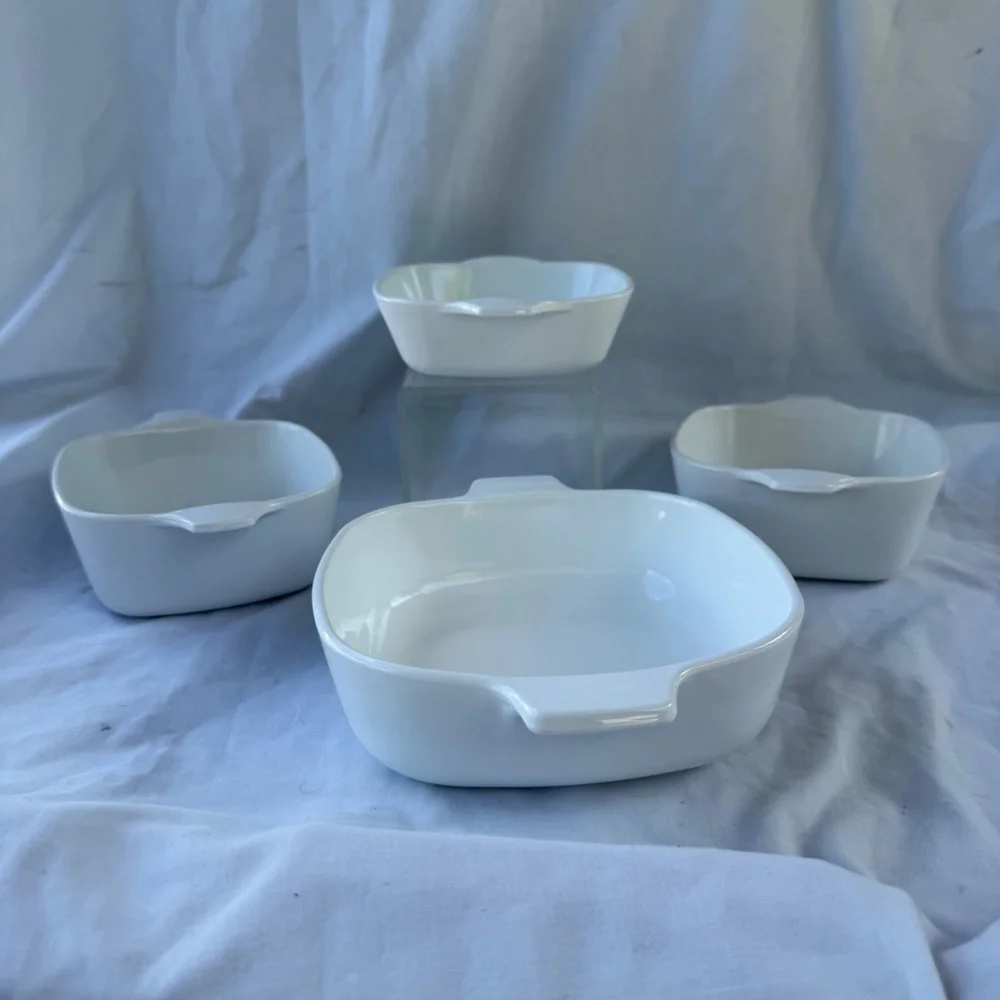 Vintage Corning Ware Blue Cornflower Baking Dishes Set of 4 Casserole Dishes
